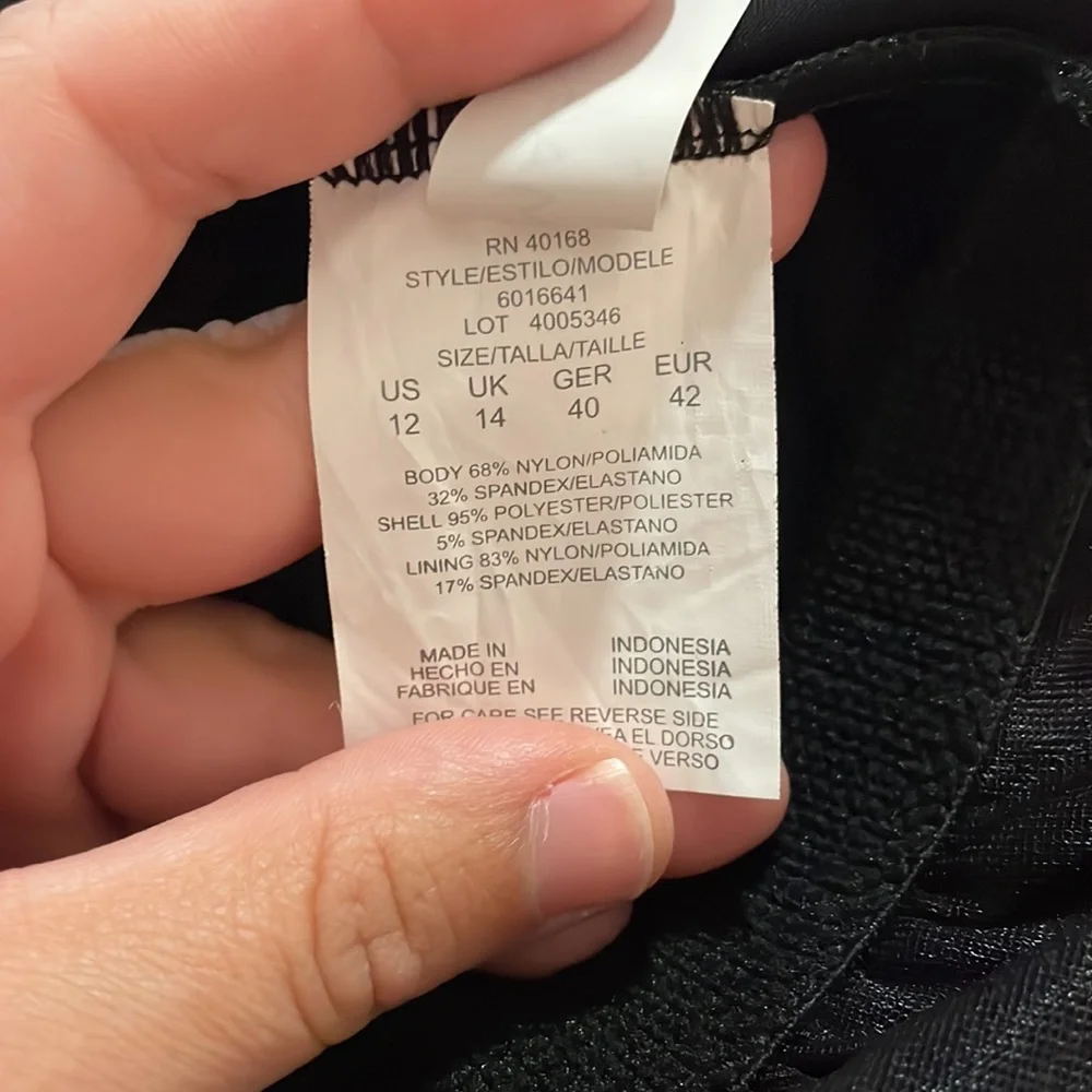 Magicsuit Zimbabwe Amal Animal Print One Piece Swim Dress SZ 12 NWT - Picture 8 of 8